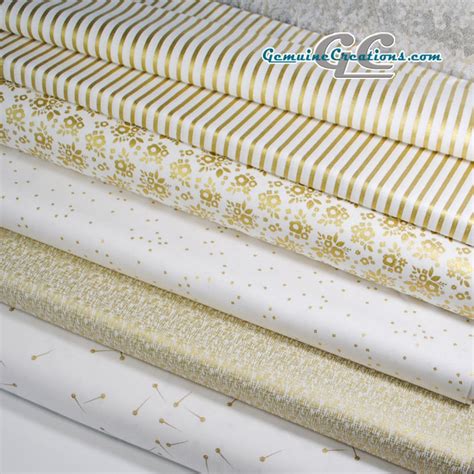 white metallic gold fabric wholesale|silver metallic cotton quilting fabric.